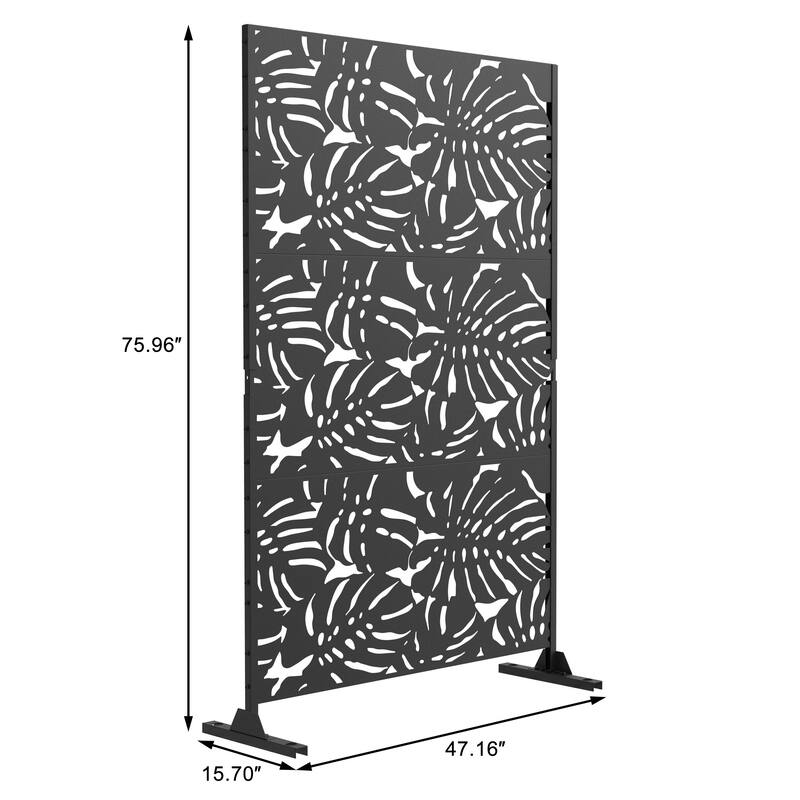 2Set Patio Outdoor Privacy Metal Screens and Panels