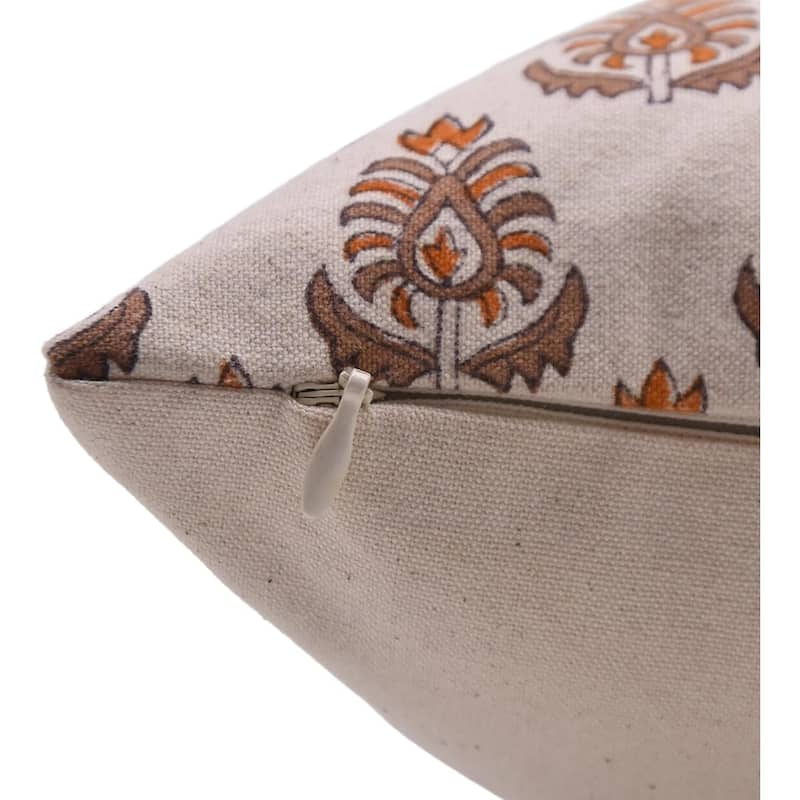 Fabdivine Cotton Bohemian Block print pillow Cover