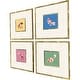 preview thumbnail 2 of 2, Paragon Colorful Koi Framed Art - Set of 4