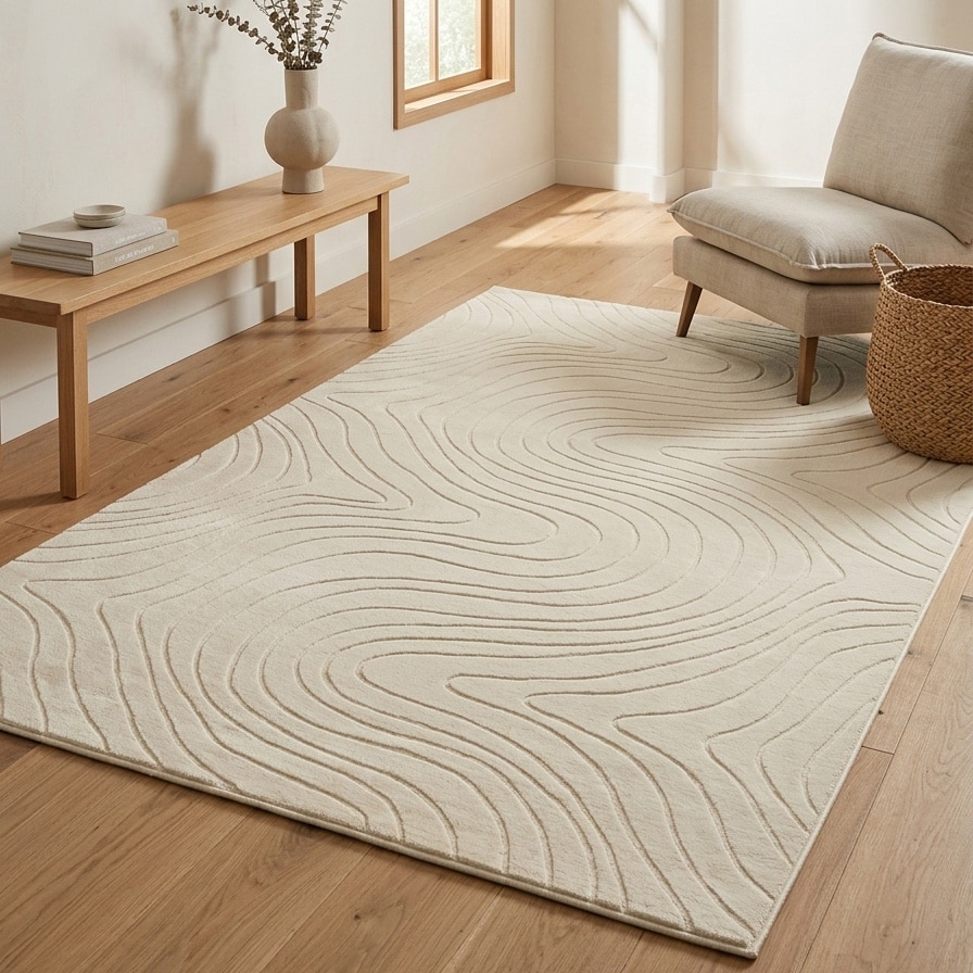 ECARPETGALLERY Somos Modern Machine Washable Area Rug