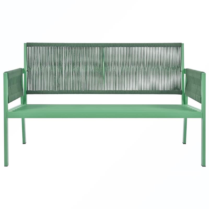 4PCS Rope Patio Sofa Set with Thick Cushion