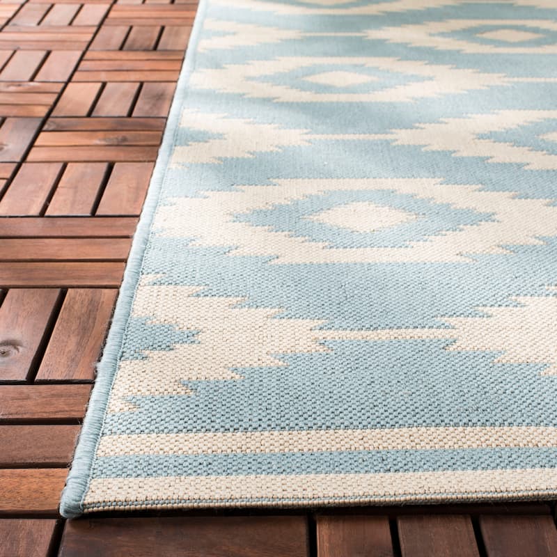 SAFAVIEH Beach House Jannita Indoor/ Outdoor Waterproof Patio Backyard Rug