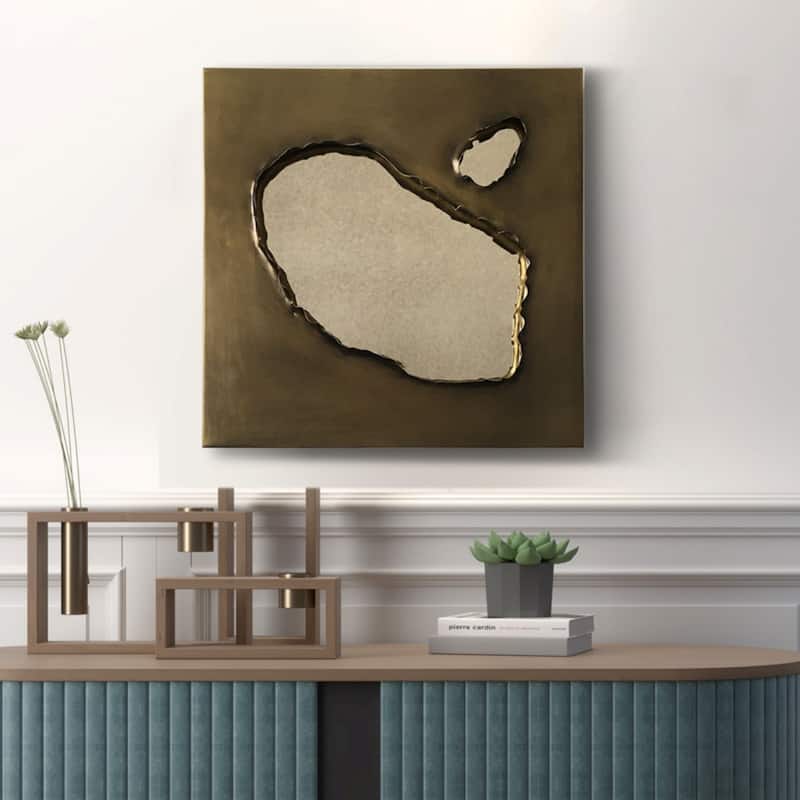decorative metal mirror - 15.8*15.7*2.2