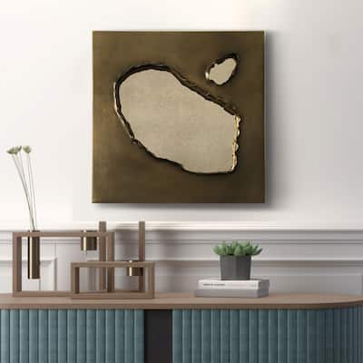 decorative metal mirror - 15.8*15.7*2.2