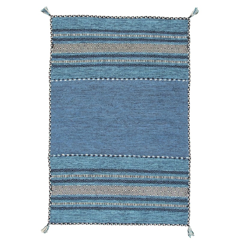 ECARPETGALLERY Arizona Flat-weave Wool Kilim Area Rug