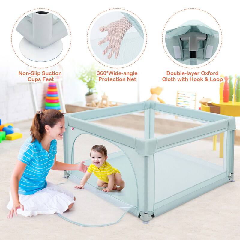 Costway Baby Playpen Infant Large Safety Play Center Yard w/ 50 Ocean - See Details