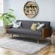 preview thumbnail 14 of 19, Jalon Tufted Fabric Sofa by Christopher Knight Home Grey