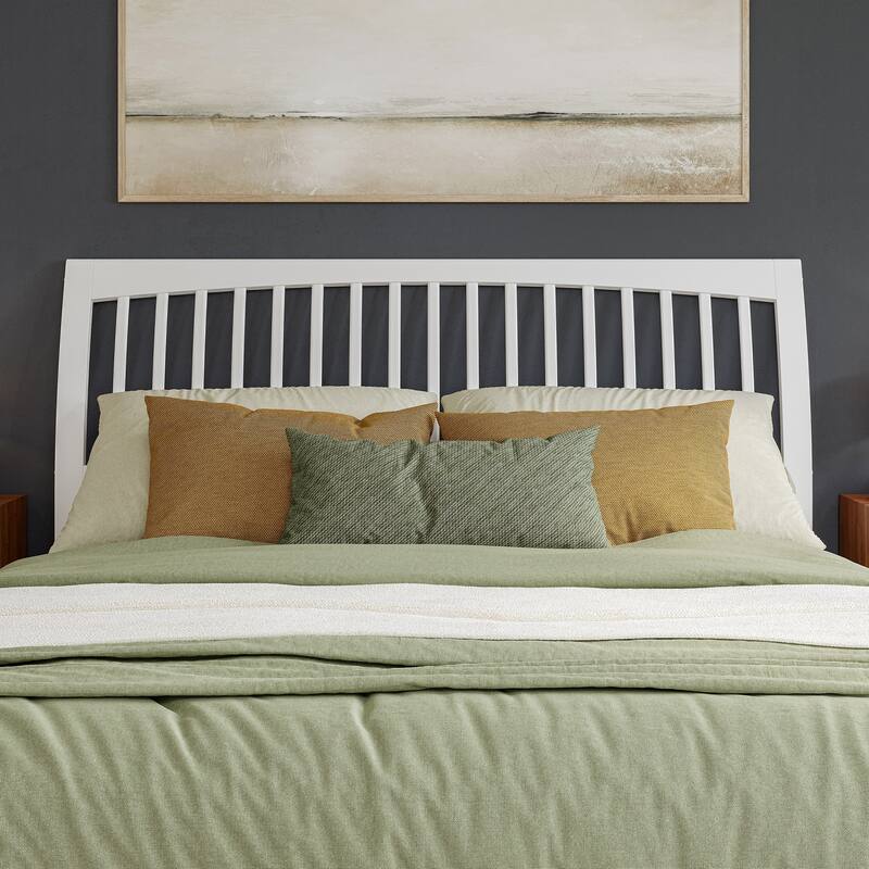 AFI Orleans Solid Wood Low Profile Platform Bed with Matching Footboard