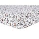 preview thumbnail 1 of 1, Scandi Folklore Deluxe Flannel Fitted Crib Sheet
