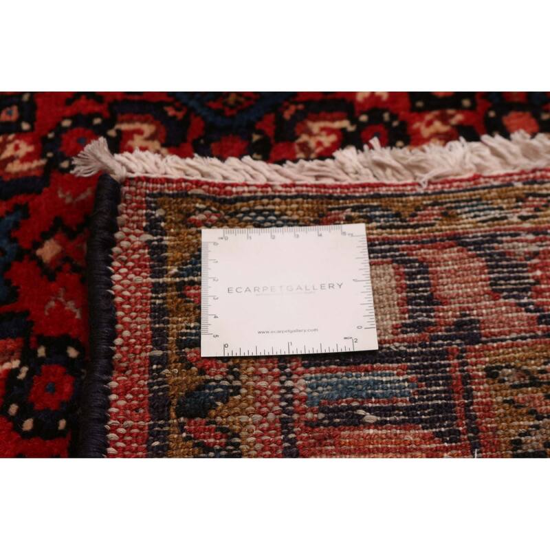 ECARPETGALLERY Hand-knotted Andelz Red Wool Rug - 3'9 x 10'11