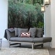 preview thumbnail 36 of 48, Cambridge Casual West Lake Convertible Wood Outdoor Sofa Daybed