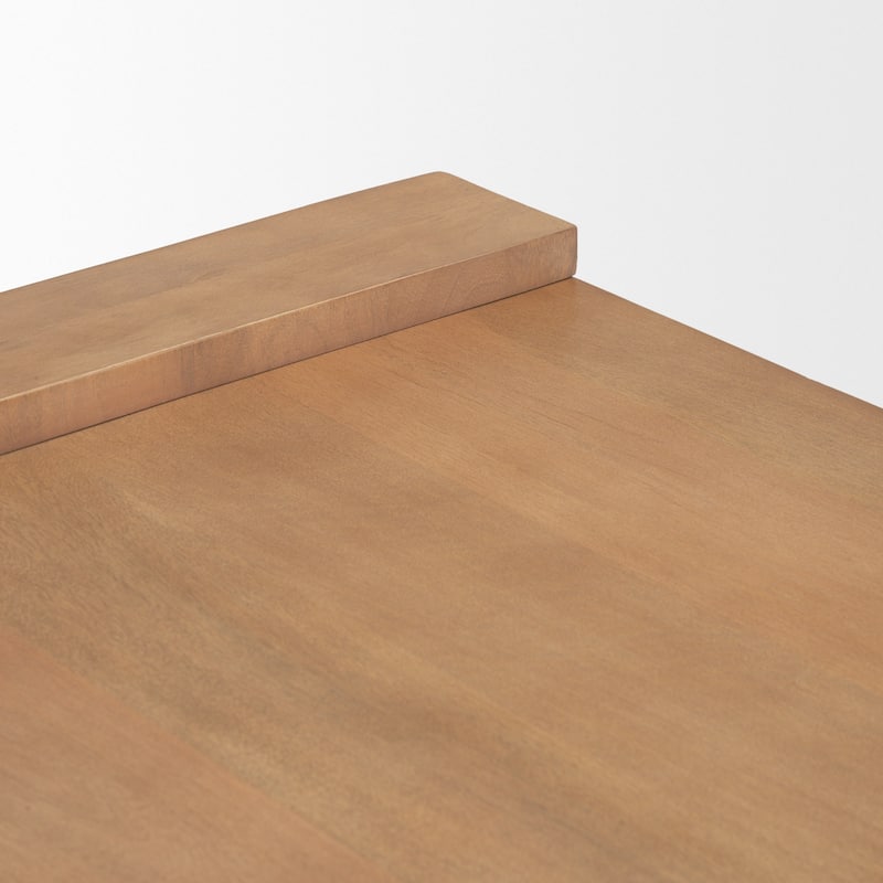 Wesson Brown Wooden Rectangular Coffee Table