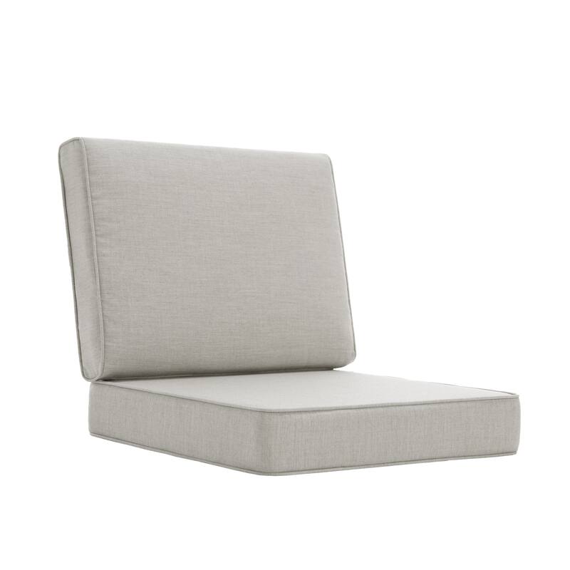 Outdoor 4.7" Thick Sunbrella Cushion Set with Back and Seat Cushions
