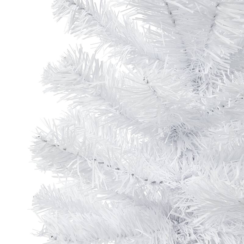 24" White Balsam Pine Mini Artificial Christmas Tree - Unlit - under-3-feet