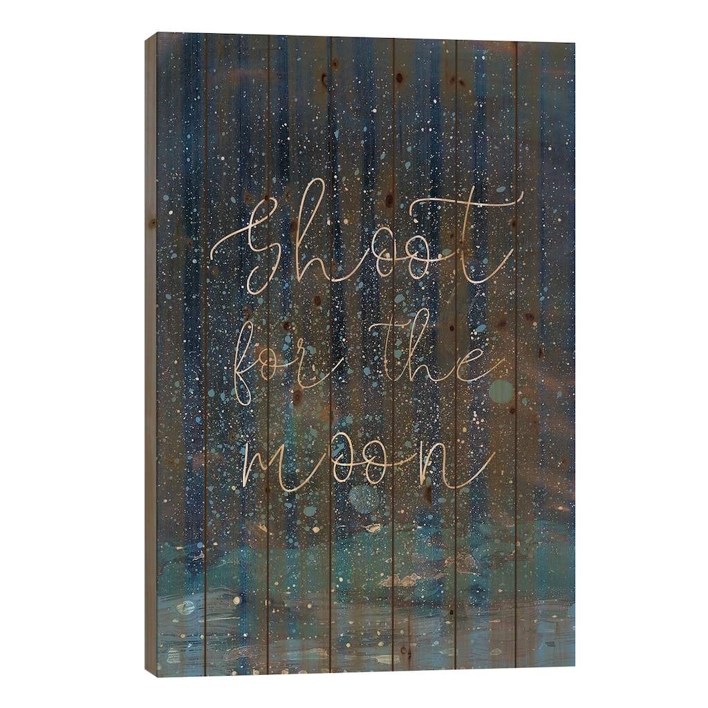 Night Magic II Print On Wood by Alicia Ludwig - Multi-Color
