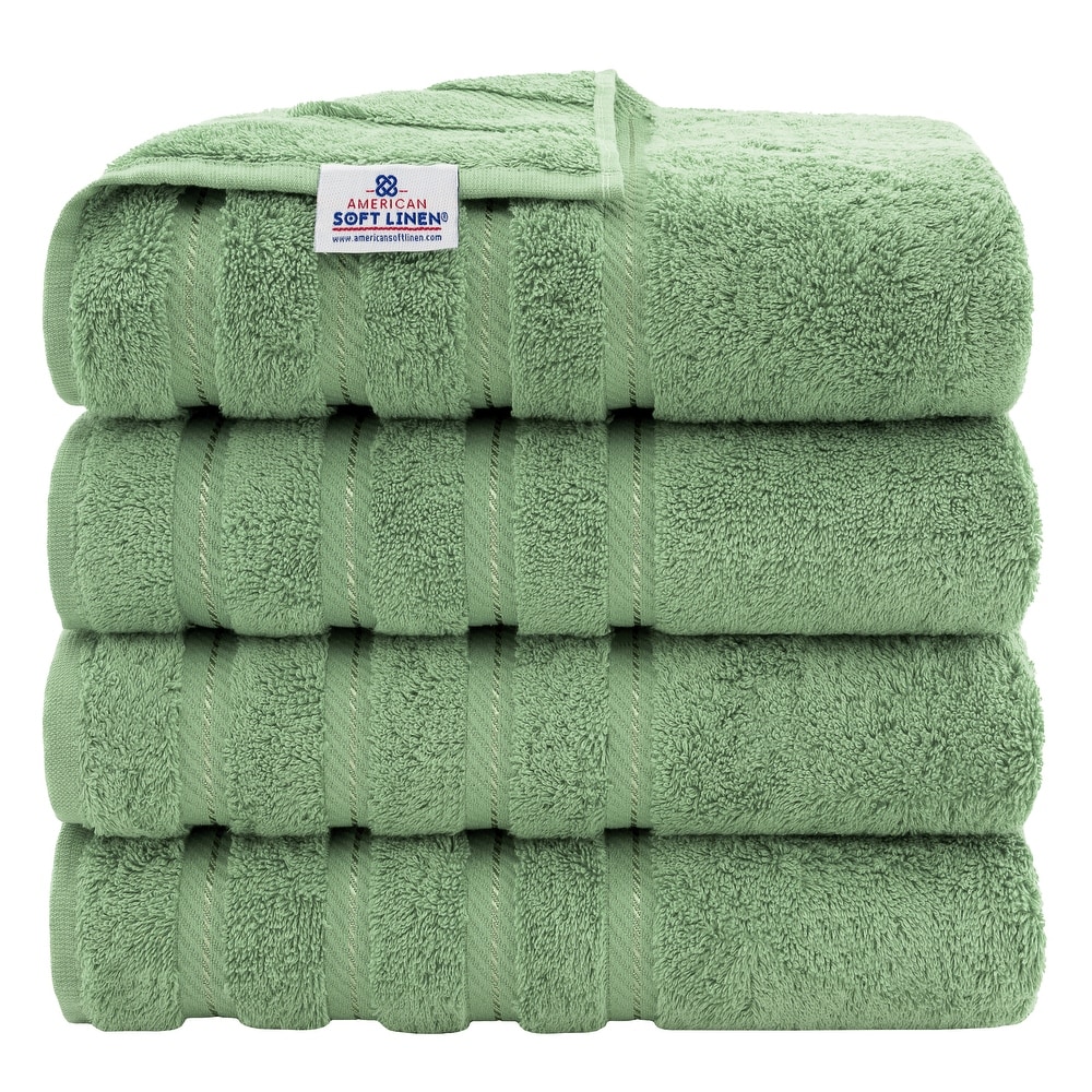 Green towels bed top bath and beyond