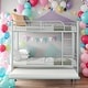 preview thumbnail 18 of 46, Multifunction Twin Over Twin Bunk Bed With Roof,Slide and 3-step Ladder