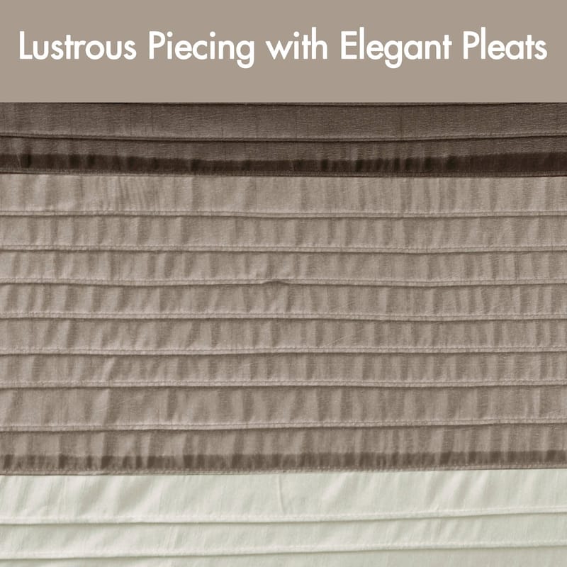 Madison Park Amherst Faux Silk Shower Curtain