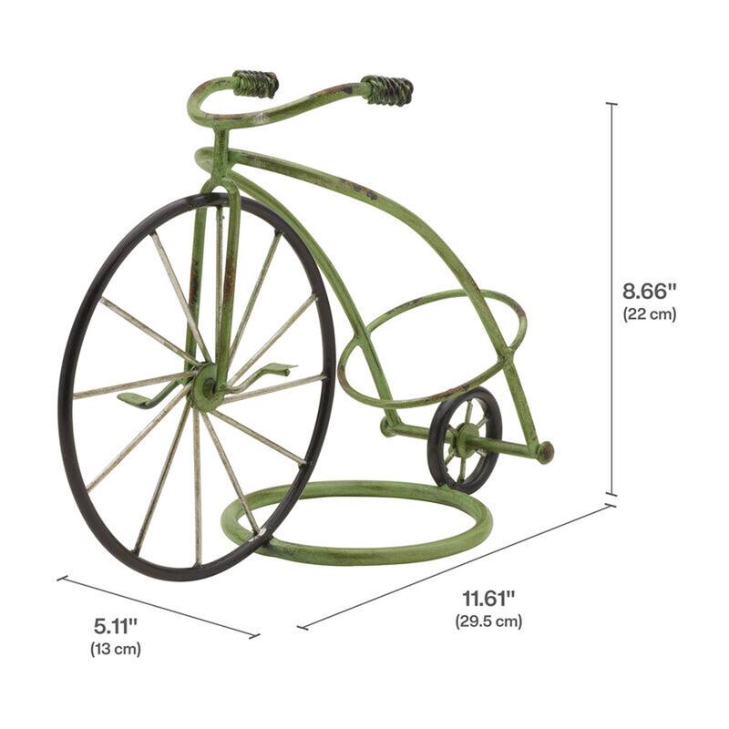 Elements Metal Bicycle Wine Holder, 12X9 Inch