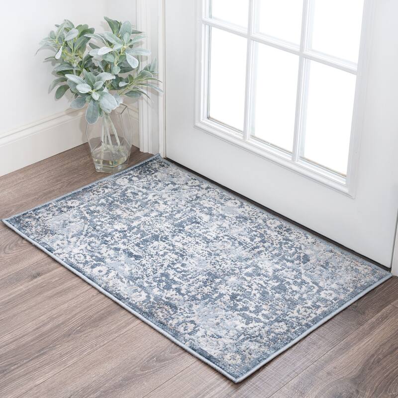 Linx French Country Medallion Indoor Area Rug - 2' x 2'11'' - Blue
