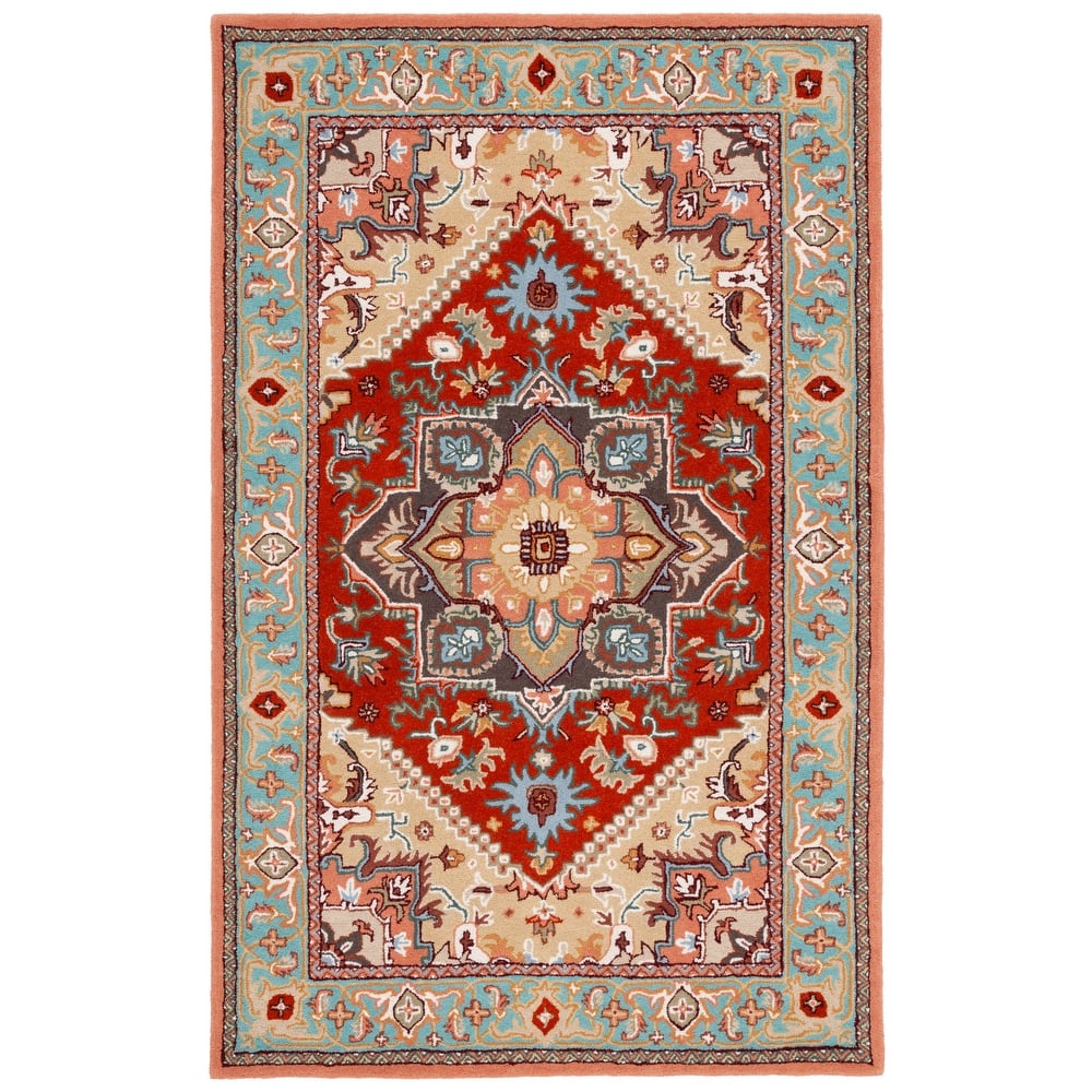 SAFAVIEH Handmade Heritage Carrol Traditional Oriental Wool Rug