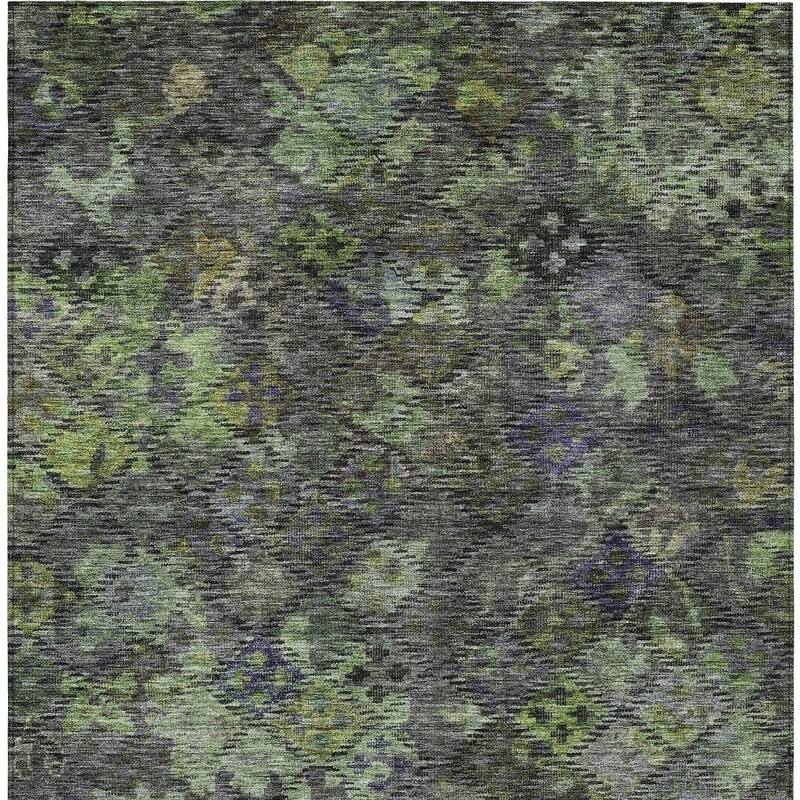 HomeRoots Floral Traditional Rectangle Outdoor Rug