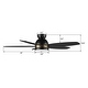 preview thumbnail 24 of 22, CARRO Cerus 48" 5-Blade Flush Mount Ceiling Fans with Light and Remote