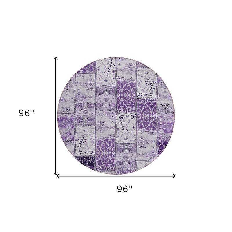 Mana Patchwork Weather Resistant Blended Style Outdoor Rug