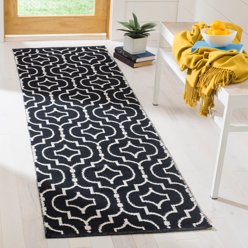 SAFAVIEH, Handmade Flatweave Montauk Belvoir Casual Cotton Rug