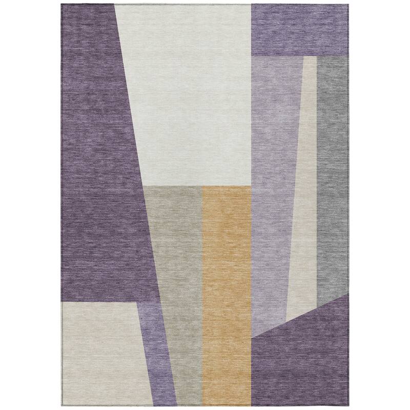Machine Washable Indoor/ Outdoor Contemporary Jolie Chantille Rug