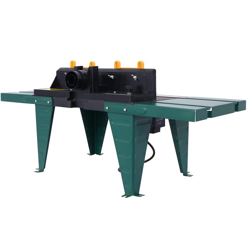 Electric Benchtop Router Table Wood Working Tool, green