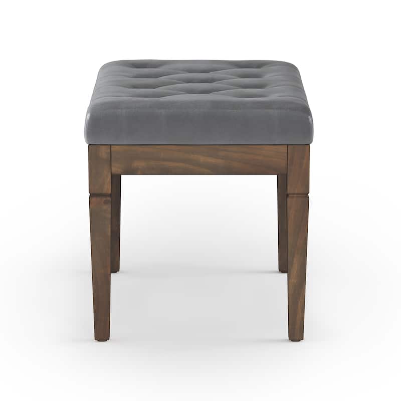 WYNDENHALL Hopewell 28 inch Wide Traditional Rectangle Ottoman Bench