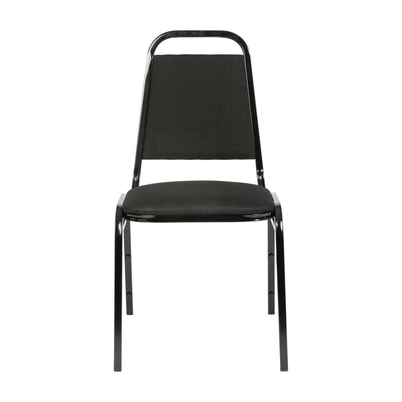 4 Pack Trapezoidal Back Stacking Banquet Chair - 20.25"D x 17.5"W x 34"H
