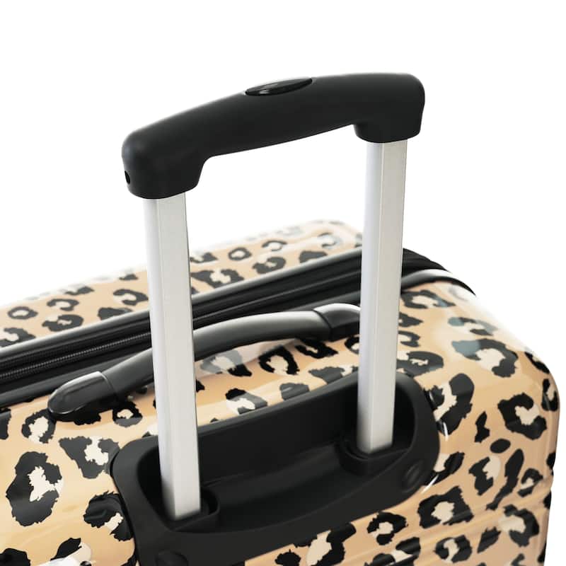 Modern Style 3 Piece Durable Suitcase Set, PC+ABS Hardside Lightweight Luggage with TSA Lock and Spinner Wheels, 20"24"28"