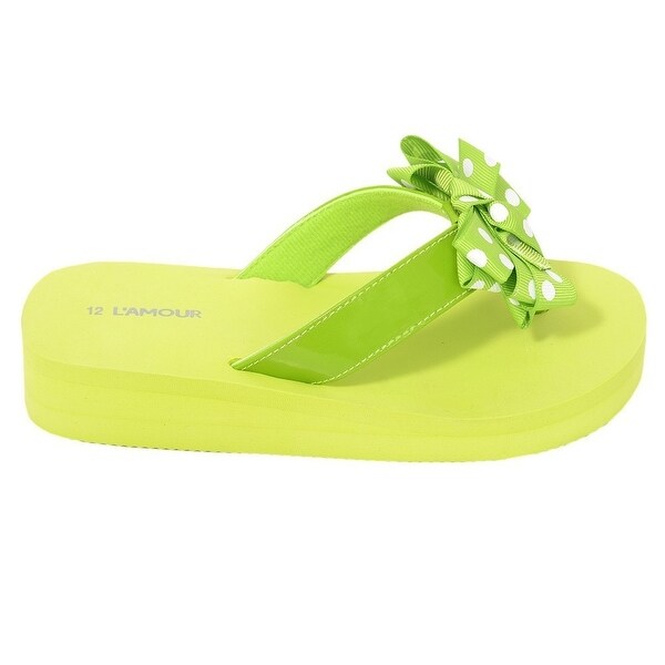 little girl wedge flip flops