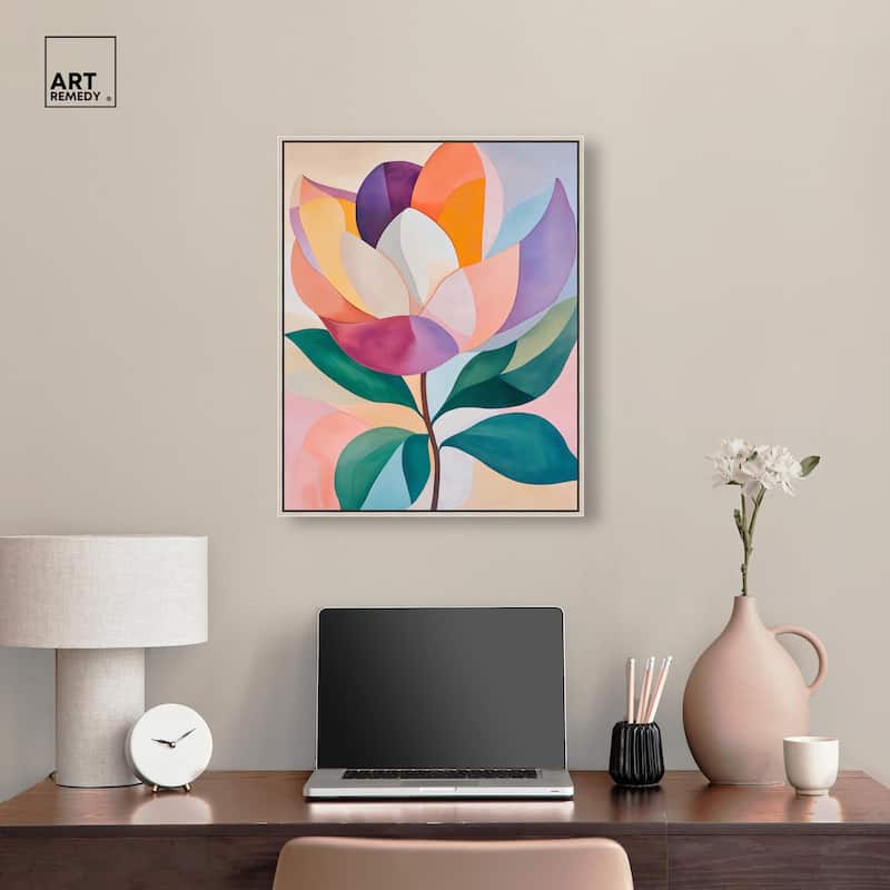 Magnolia in Color II Canvas by Art Remedy