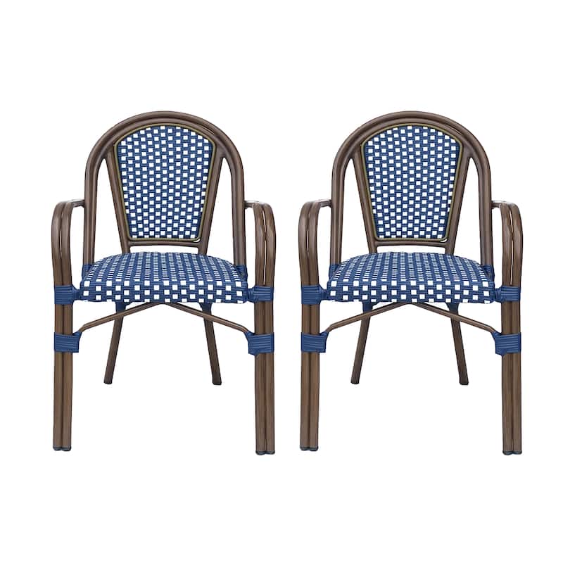 Brianna Outdoor Outdoor Bistro Chairs (Set of 2) by Christopher Knight Home