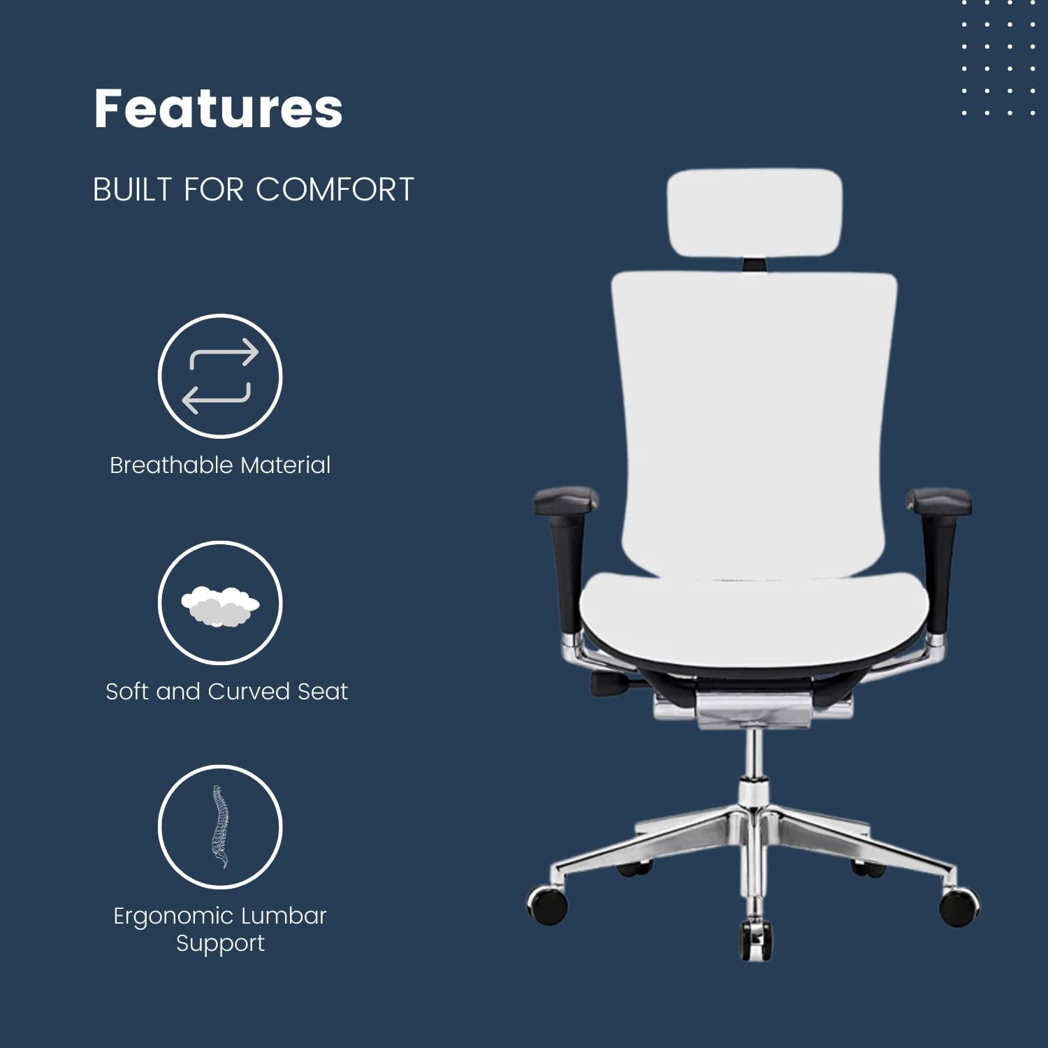Genuine leather cheap ergonomic office chair