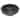 Eden Bath Black Granite Sink Rough Exterior - Polished Interior