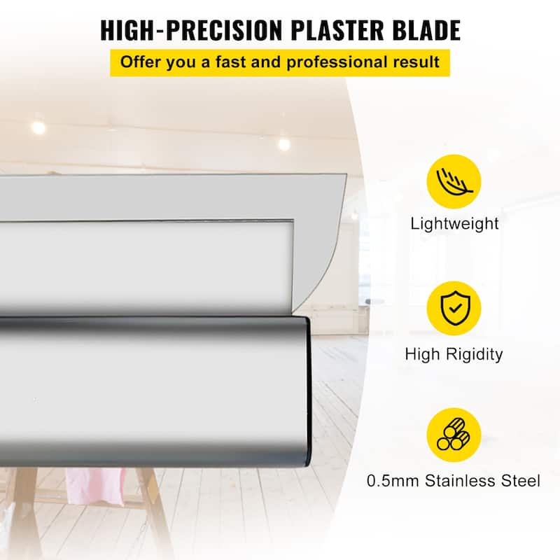 Drywall Skimming Blade Set for Gyprock/Drywall/Wall-Board - ncludes 10 / 16 / 24 in