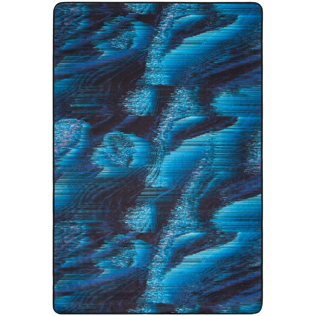 SAFAVIEH Daytona Machine Washable Slip Resistant Prune Graphic Abstract