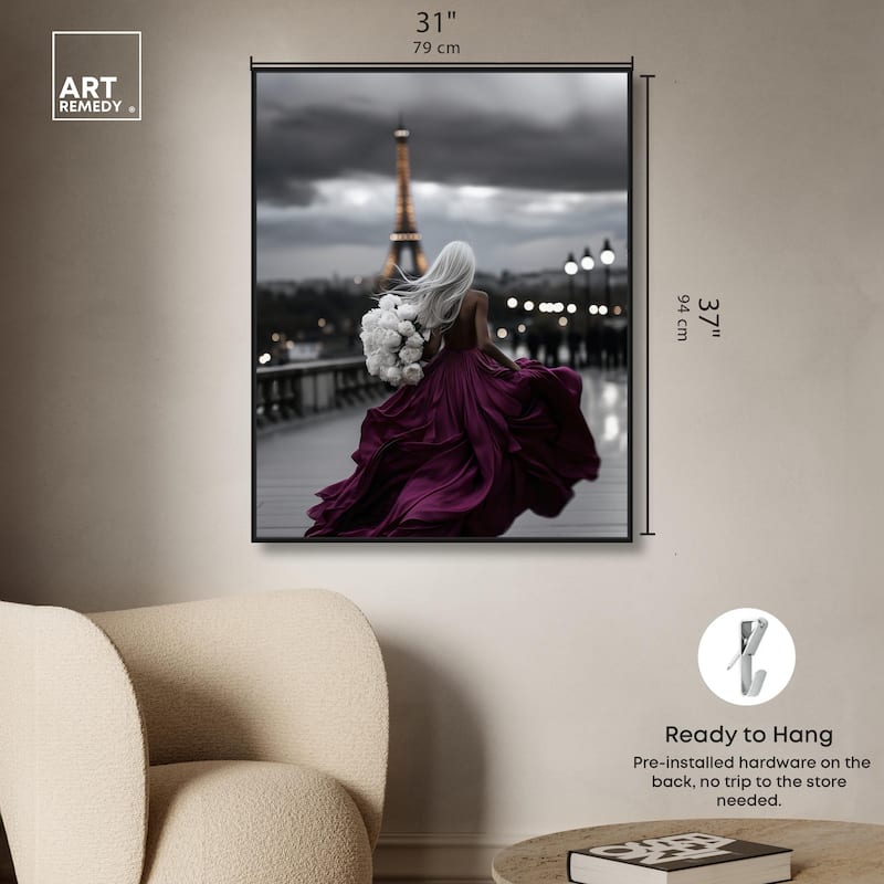 City of Love Canvas by Art Remedy