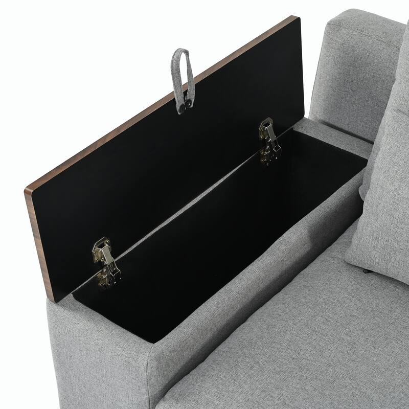 Modular Sectional Sofa with Removable Back Cushions