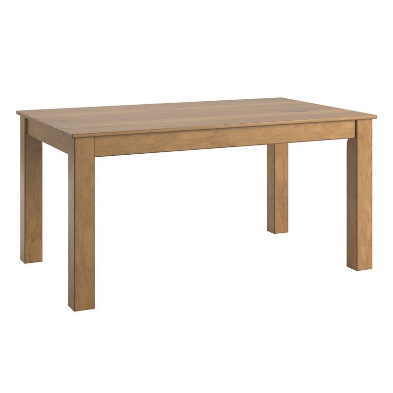 Harstad 60" Wood Finish Parson Dining Table by iNSPIRE Q Modern - Oak Wash