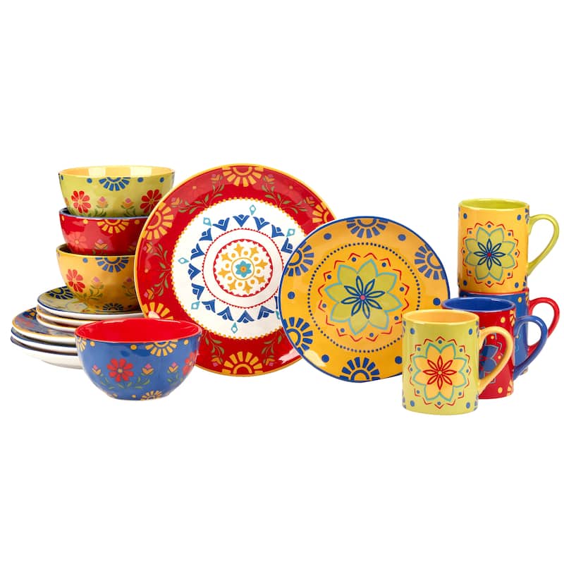 Certified International Spice Love 16-piece Dinnerware Set, Service for 4