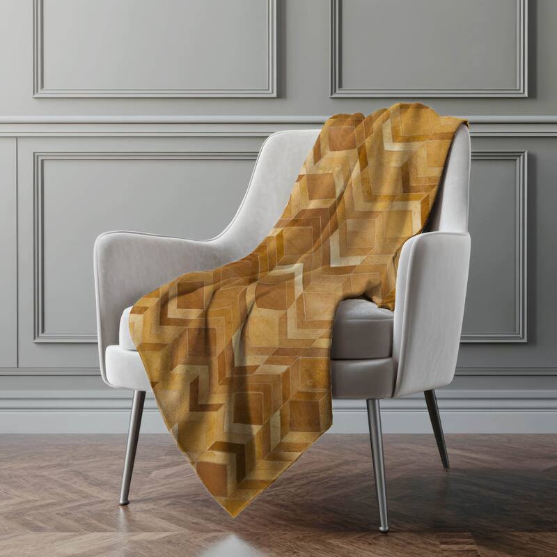 Premium Machine Washable ASB100 Faux Cowhide Sherpa Throw Blanket