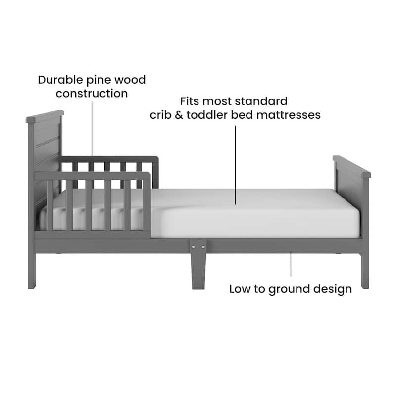 Woodland Toddler Bed with Rails by Forever Eclectic