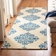 preview thumbnail 4 of 27, SAFAVIEH Handmade Chelsea Sharday French Country Wool Rug 2'6" x 10' Runner - Ivory/Blue