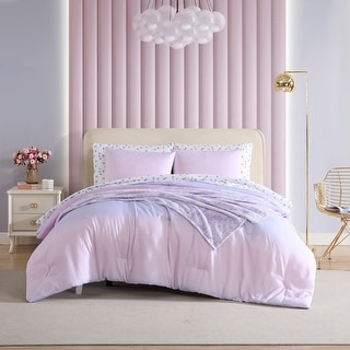 Betsey Johnson Ombre Purple Bonus Bed Set