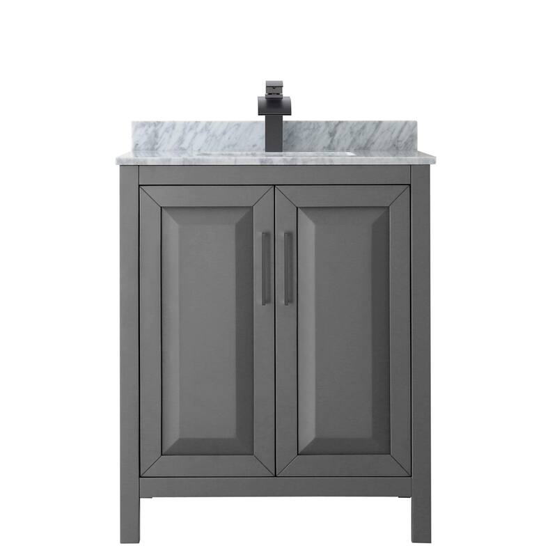 Wyndham Collection Daria 60" Free Standing Single Vanity Set with MDF